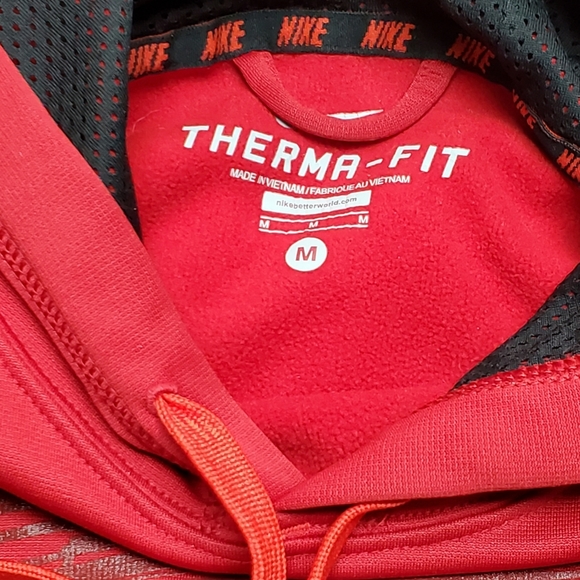 Therma fit nike red hoodie size M - Picture 3 of 7